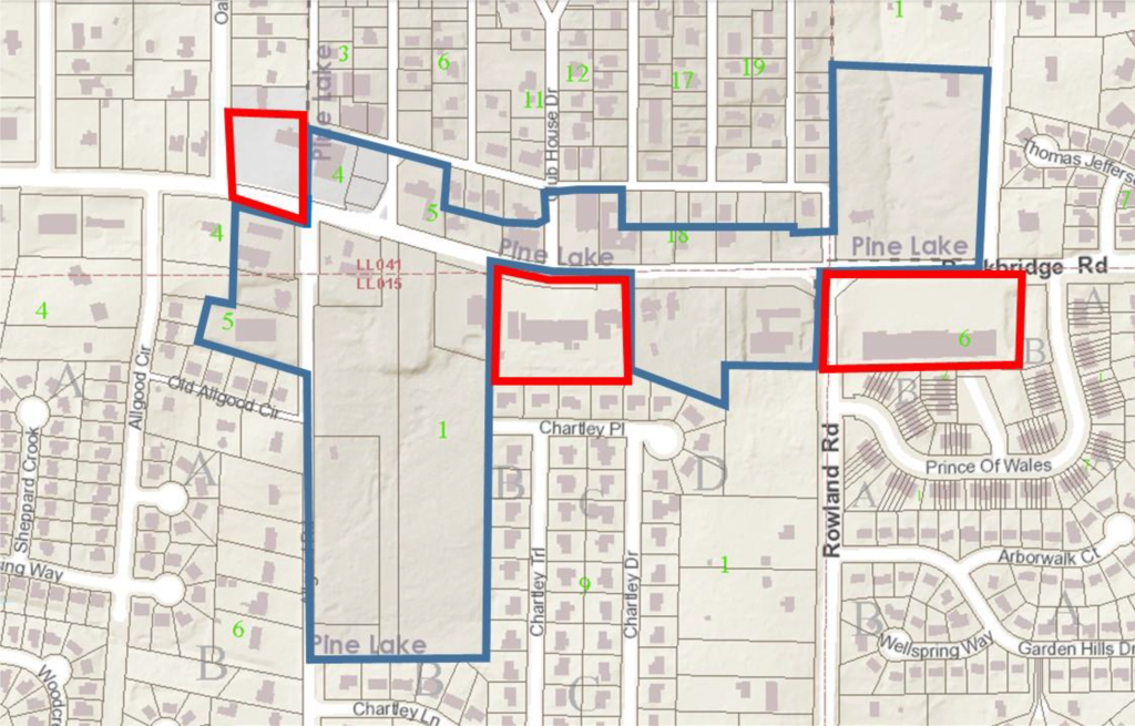 Pine Lake Annextion Map